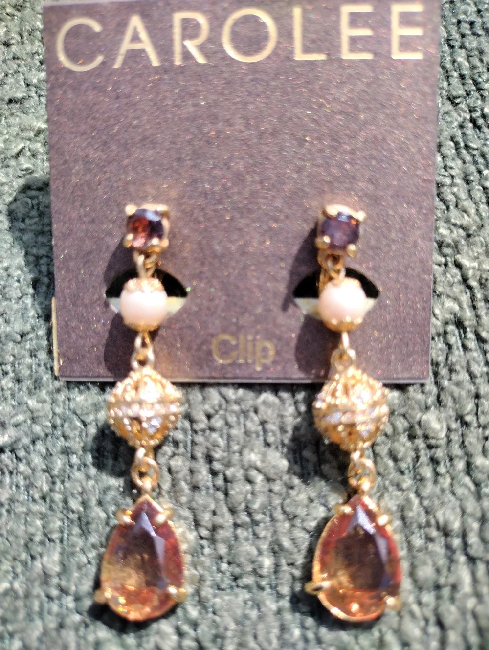 NWT Carolee Dangle Earrings - Picture 2 of 4